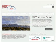 Tablet Screenshot of kupr.org